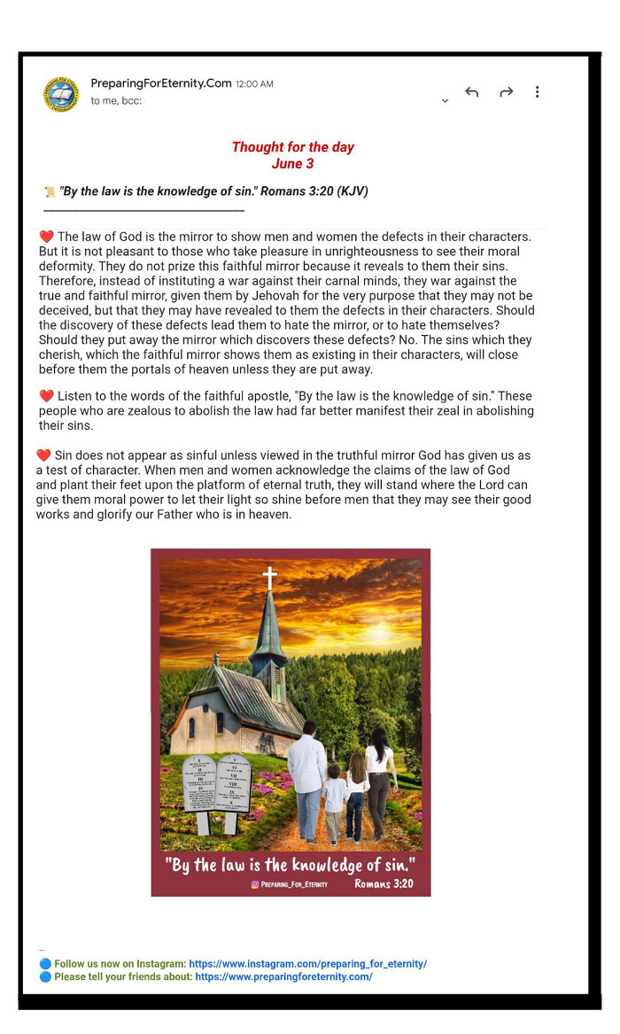 Sample Daily Devotional